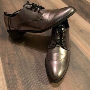Pewter oxfords